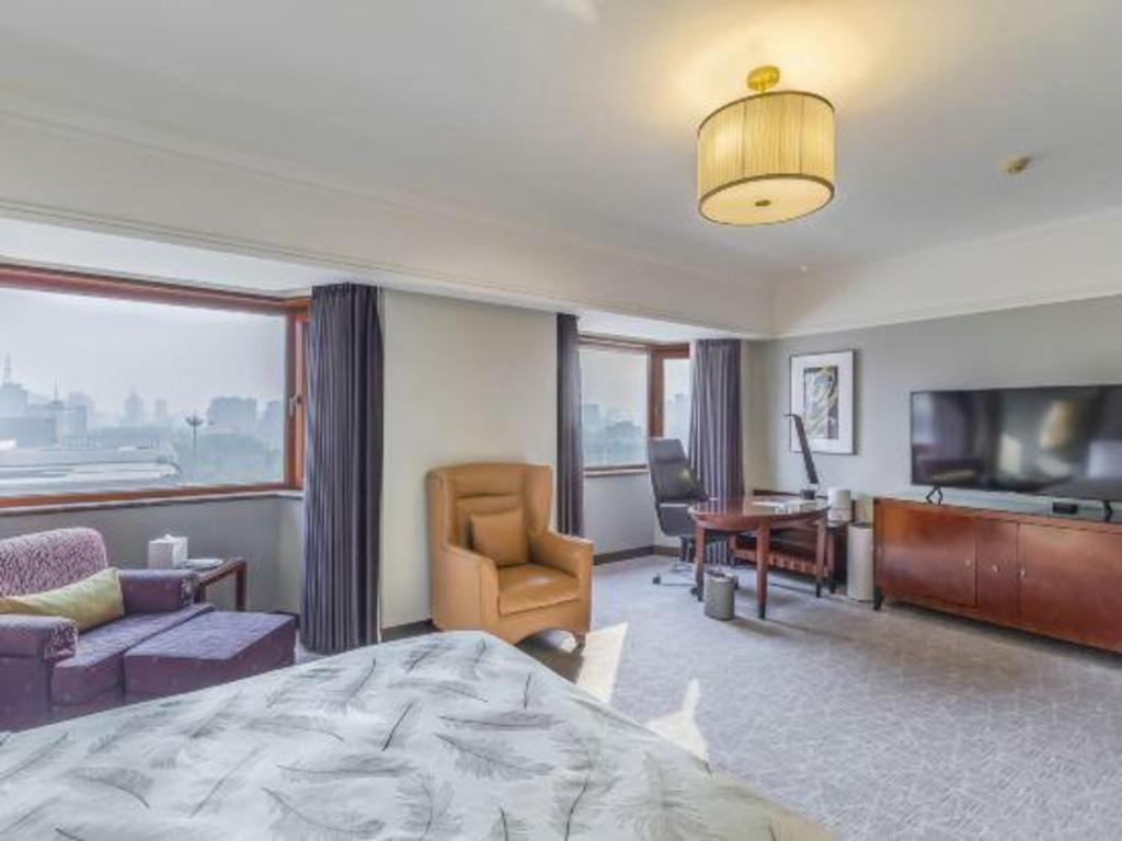 Shijiazhuang International Building Hotel Bagian luar foto