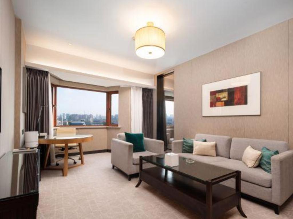 Shijiazhuang International Building Hotel Bagian luar foto