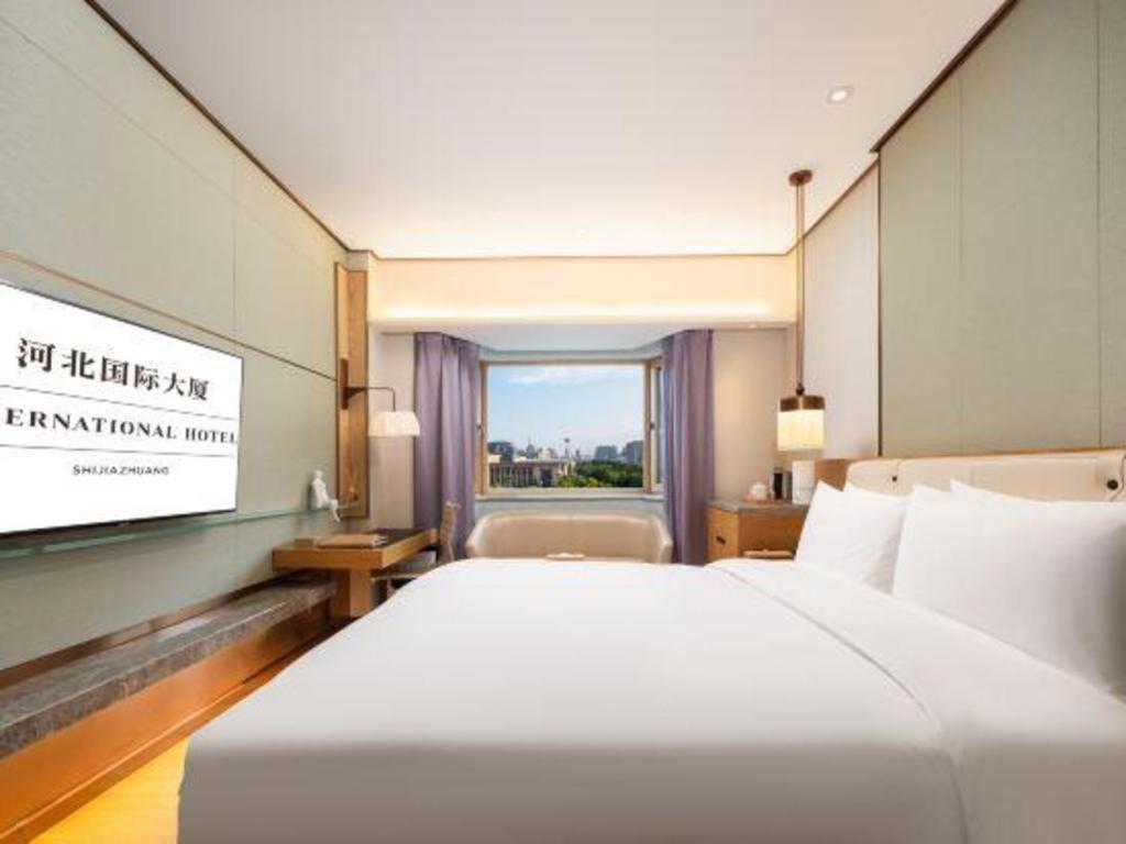 Shijiazhuang International Building Hotel Bagian luar foto