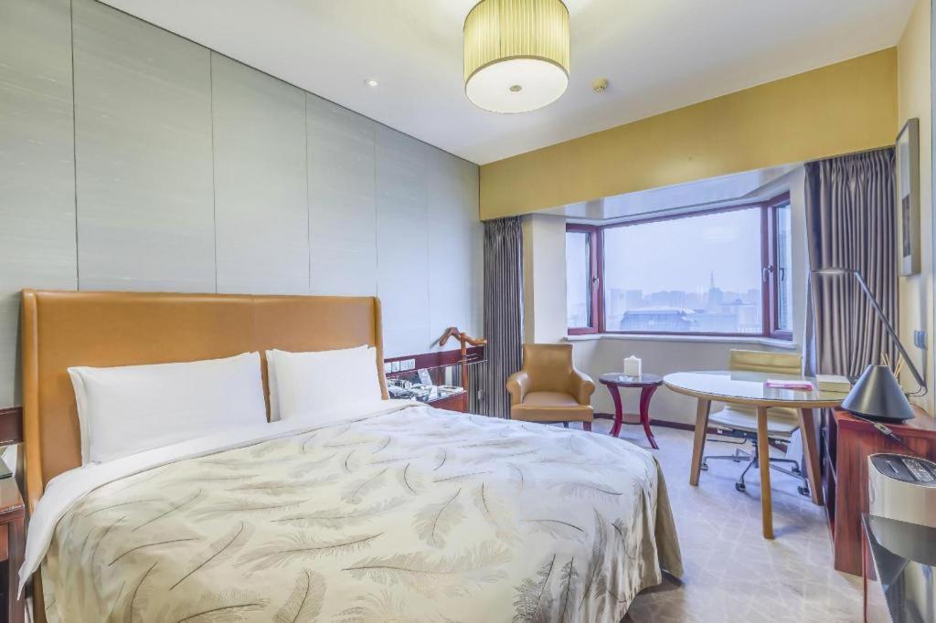 Shijiazhuang International Building Hotel Bagian luar foto
