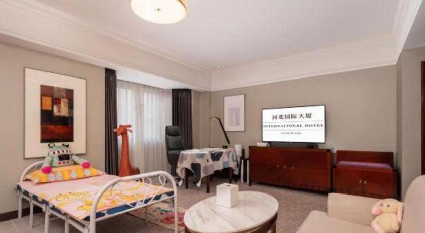 Shijiazhuang International Building Hotel Bagian luar foto